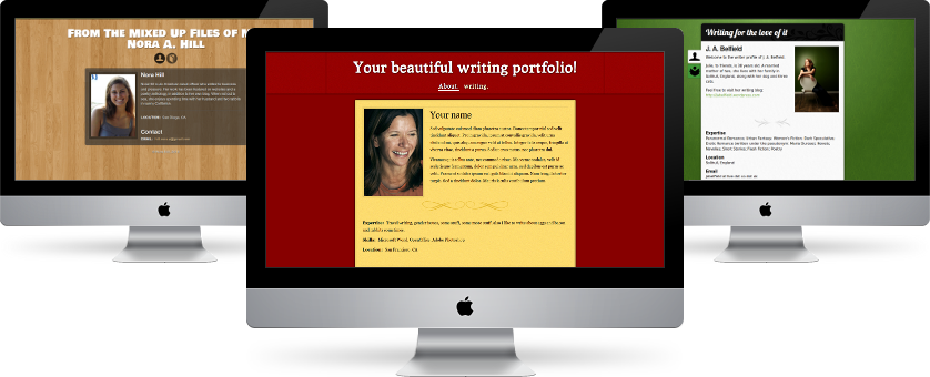 Create a beautiful writing homepage